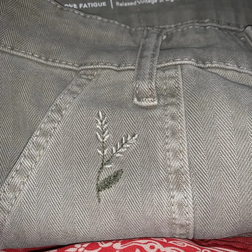 AG ADRIANO GOLDSCHMIED Pant 23 RELAXED STRAIGHT VTG Embroidered - Picture 9 of 13